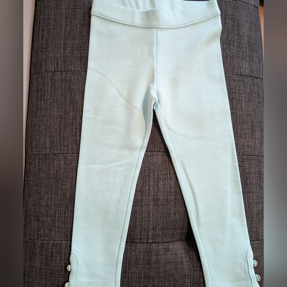Janie and Jack button cuff ponte pant